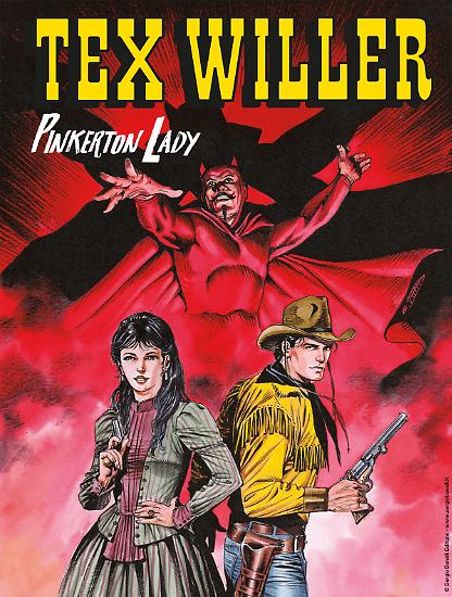 Tex Willer 10 "Pinkerton Lady", copertina di Maurizio Dotti, in edicola dal 21 agosto 2019