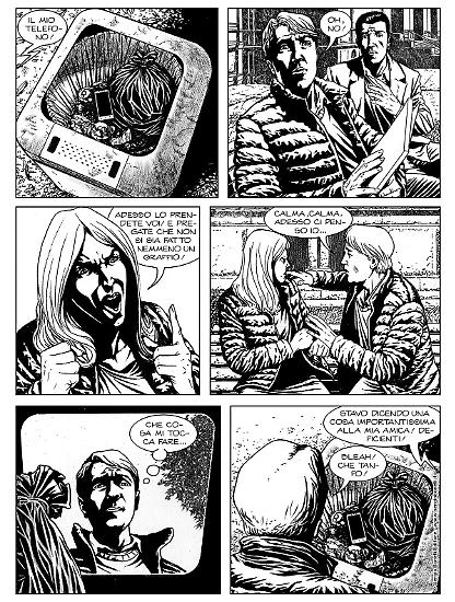 Le Storie 84 "Il prisma oscuro", testi di Maurizio Principato e disegni di Max Avogadro.