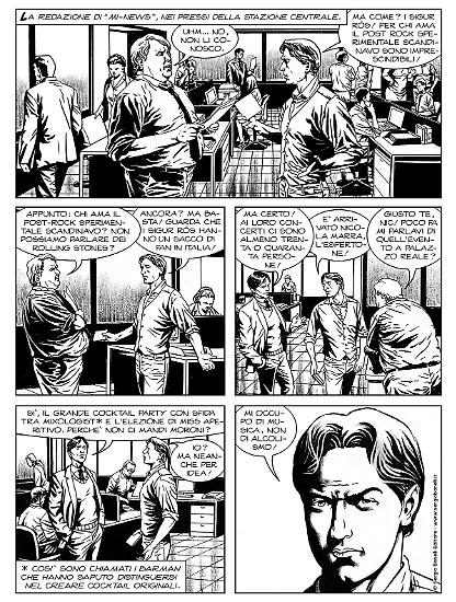 Le Storie 84 "Il prisma oscuro", testi di Maurizio Principato e disegni di Max Avogadro.