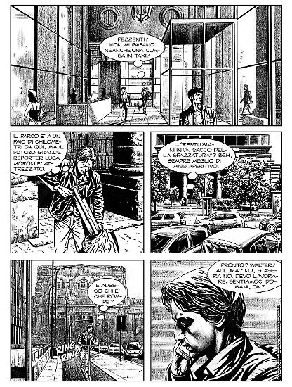 Le Storie 84 "Il prisma oscuro", testi di Maurizio Principato e disegni di Max Avogadro.