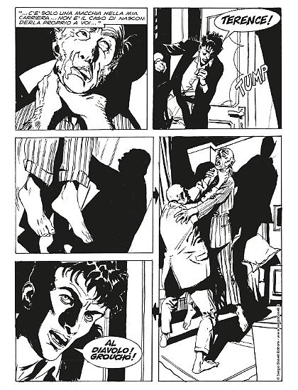 "La scogliera degli spettri", testi di Medda, Serra & Vigna, disegni di Carlo Ambrosini.