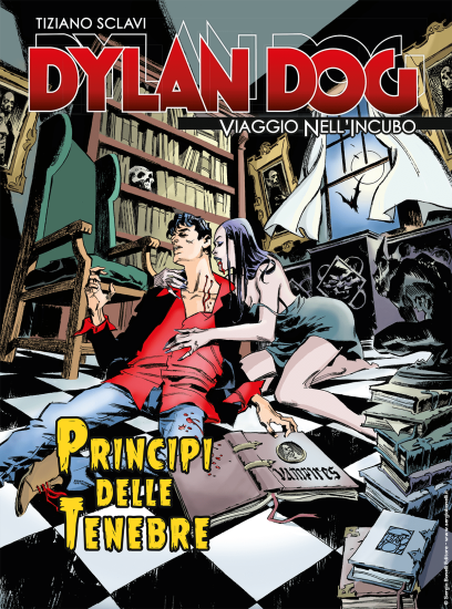 La copertina inedita di Dylan Dog. Viaggio nell'Incubo n.10 "Principi delle Tenebre", realizzata da Gianluca Cestaro.