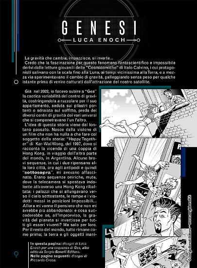 Una pagina dei contenuti speciali di "Sottosopra".