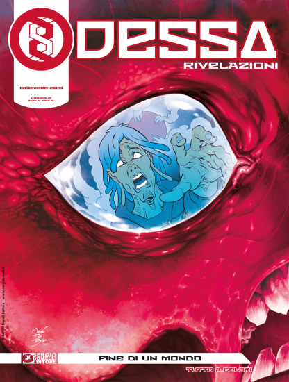 La copertina "materica" di Odessa Rivelazioni 1, realizzata da Mariano De Biase.