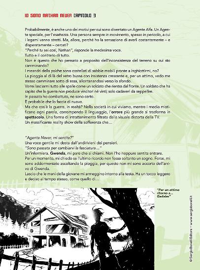 Una pagina di "Io Sono Nathan Never".