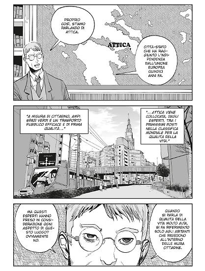 Attica 01, testi e disegni di Giacomo "Keison" Bevilacqua. In anteprima esclusiva nel nostro stand a Lucca Comics & Games 2019 e...