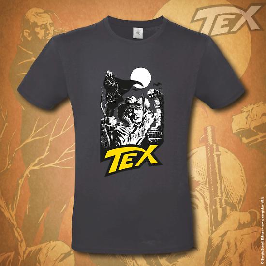 La t-shirt con l'illustrazione di Galep dedicata a Tex e Yama.