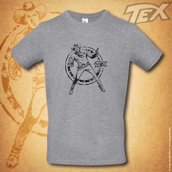 Tex visto da Galep nella t-shirt grigio melange