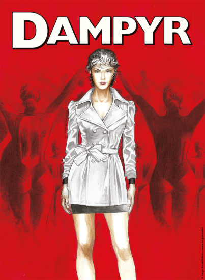 L'illustrazione di Alessio Fortunato per la variant cover lenticolare di Dampyr 236 "L'amica mortale".