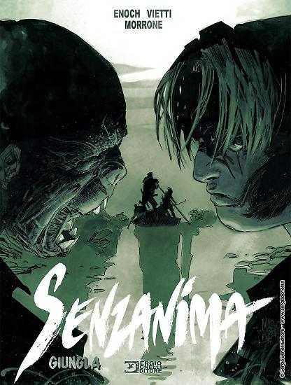 La copertina di "Senzanima. Giungla" realizzata da Mario Alberti.