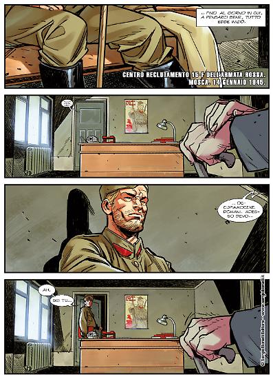 Una tavola di Davide Gianfelice da "K-11. Volume primo". In anteprima a Lucca Comics & Games 2019.