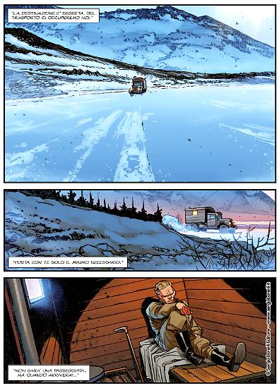 Una tavola di Davide Gianfelice da "K-11. Volume primo". In anteprima a Lucca Comics & Games 2019.