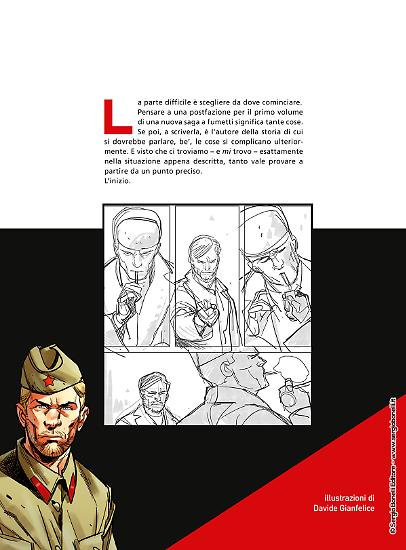 Una pagina di "K-11. Volume primo". In anteprima a Lucca Comics & Games 2019.