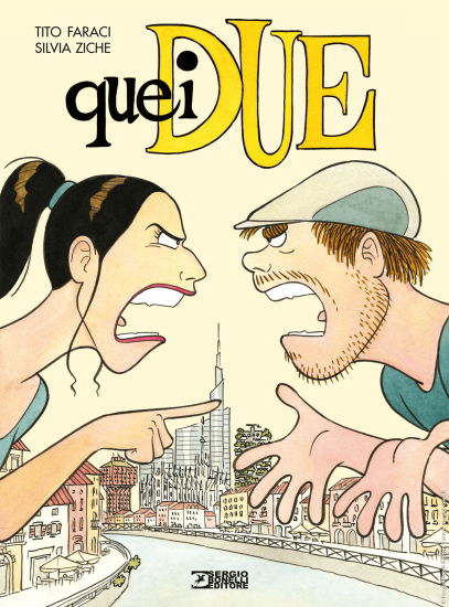 La copertina di Silvia Ziche per "Quei due", testi di Tito Faraci. In anteprima a Lucca Comics & Games 2019.