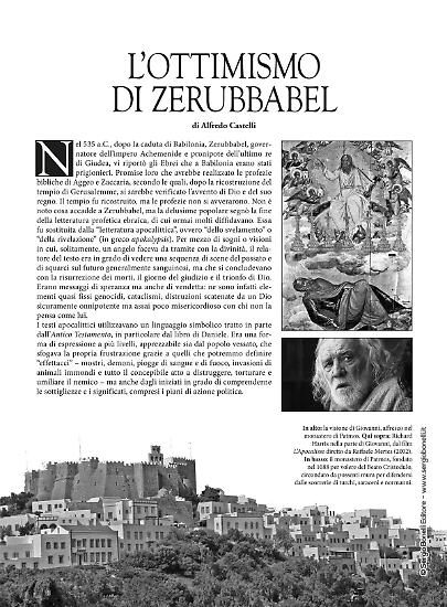 Una pagina di "Apocalisse". In anteprima a Lucca Comics & Games 2019.