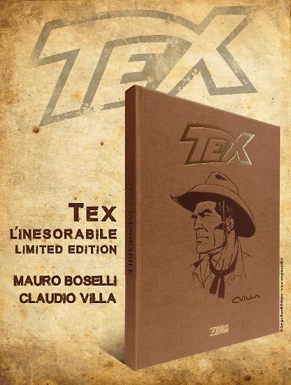 La copertina della limited edition di Tex L'inesorabile!