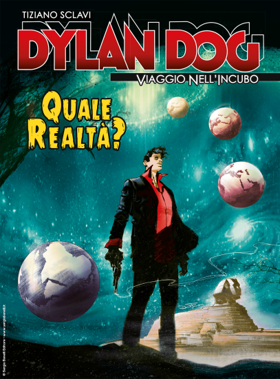 La copertina inedita di Dylan Dog. Viaggio nell'Incubo n.16 "Quale realtà?", realizzata da Davide Furnò.