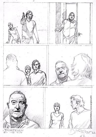 Una matita di Alessio Fortunato per "L'amica mortale", Dampyr n.236. Testi di Giorgio Giusfredi.