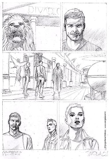 Una matita di Alessio Fortunato per "L'amica mortale", Dampyr n.236. Testi di Giorgio Giusfredi.