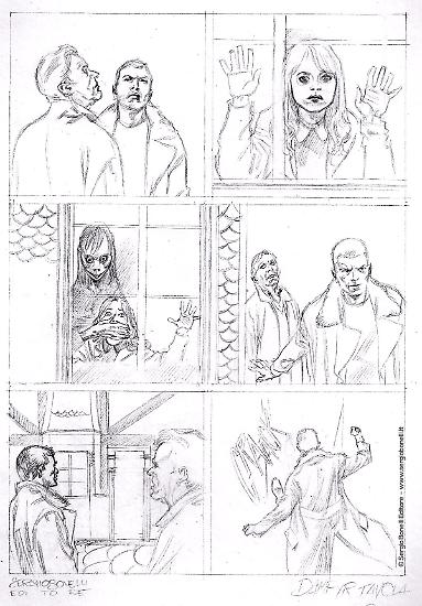 Una matita di Alessio Fortunato per "L'amica mortale", Dampyr n.236. Testi di Giorgio Giusfredi.