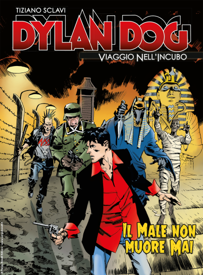 La copertina inedita di Dylan Dog. Viaggio nell'Incubo n.20 "Il male non muore mai", realizzata da Raul Cestaro.