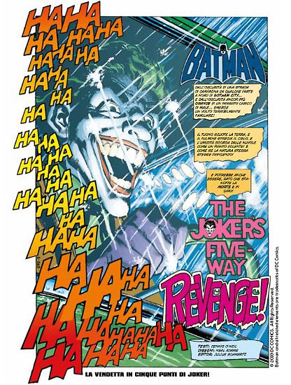 "La vendetta in cinque punti di Joker!", testi di Dennis O'Neil, disegni di Neal Adams.