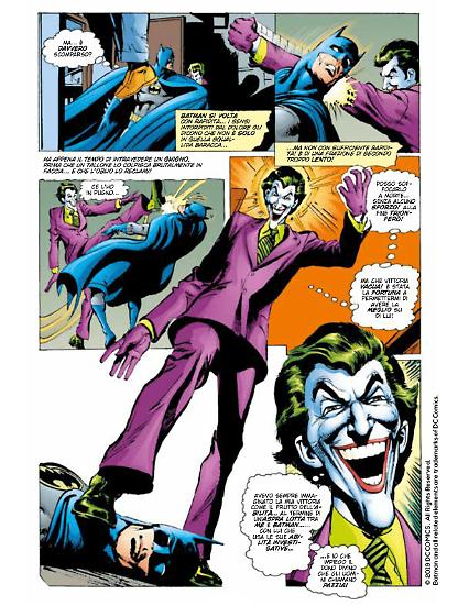 "La vendetta in cinque punti di Joker!", testi di Dennis O'Neil, disegni di Neal Adams.