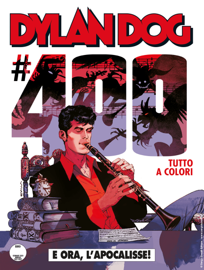 Dylan Dog #400 COVER A - Illustrata da Claudio Villa.