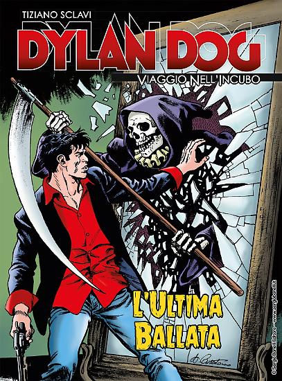 La copertina inedita di Dylan Dog. Viaggio nell'Incubo n.21 "L'ultima ballata", realizzata da Giampiero Casertano.