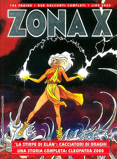 La copertina di Zona X n.25, disegnata da Giancarlo Alessandrini.