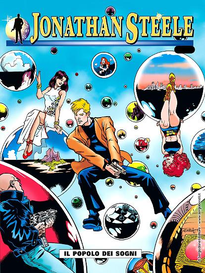 La copertina di Jonathan Steele n.6, "Il popolo dei sogni", disegnata da Giancarlo Olivares.