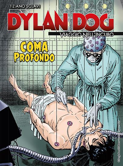 La copertina inedita di Dylan Dog. Viaggio nell'Incubo n.24 "Coma profondo", realizzata da Corrado Roi.