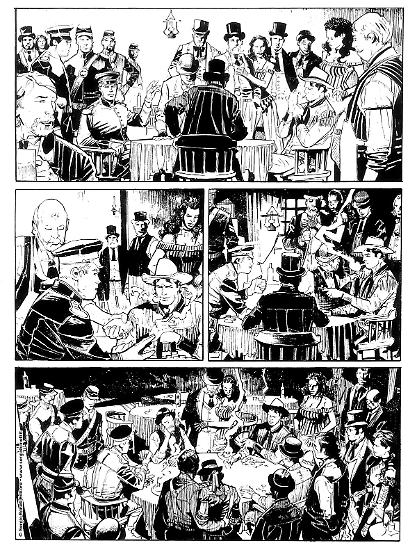 Anteprima Tex 2020 - Pagina disegnata da Michele Rubini.