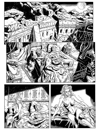 Anteprima Dragonero 2020 - Pagina illustrata da Alessandro Bignamini.