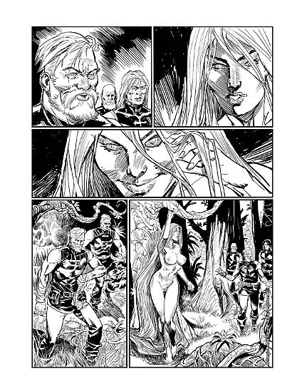 Anteprima Dragonero 2020 - Tavola realizzata da Alessandro Pastrovicchio.