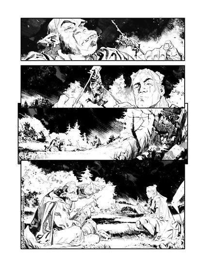 Anteprima Dragonero 2020 - Disegno di Manolo Morrone.