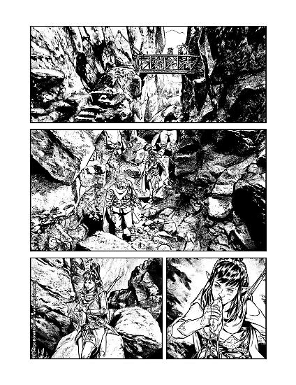 Anteprima Dragonero 2020 - Disegni di Luca Malisan.