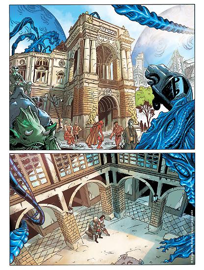 Anteprima Odessa 2020 - Tavola illustrata da Elisabetta Barletta con i colori di Edoardo Arzani.