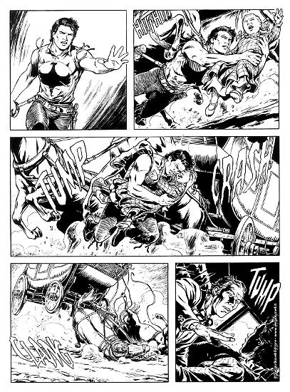 Anteprima Zagor 2020 - Tavola di Paolo Bisi.