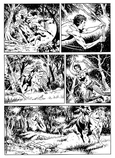 Anteprima Zagor 2020 - Tavola di Marcello Mangiantini.