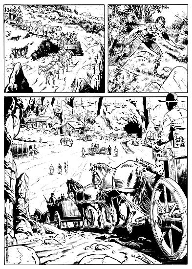 Anteprima Zagor 2020 - Tavola di Marcello Mangiantini.