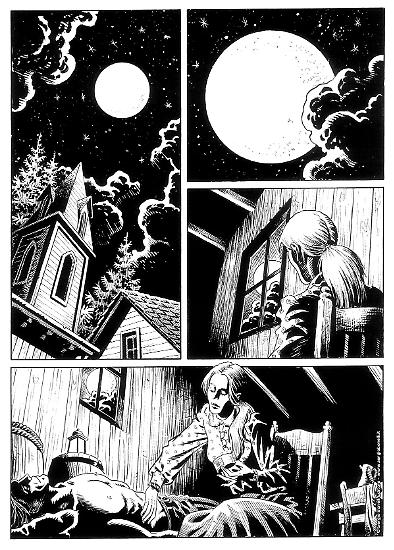 Anteprima Zagor 2020 - Tavola dello Speciale Zagor disegnato da Marcello Mangiantini.