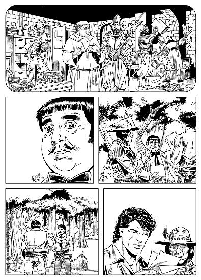 Anteprima Zagor 2020 - Tavola realizzata da Bane Kerac.