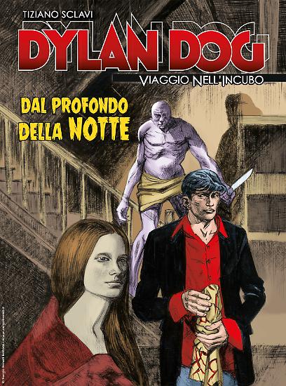 La copertina inedita di Dylan Dog. Viaggio nell'Incubo n.28 "Dal profondo della notte", realizzata da Carlo Ambrosini.