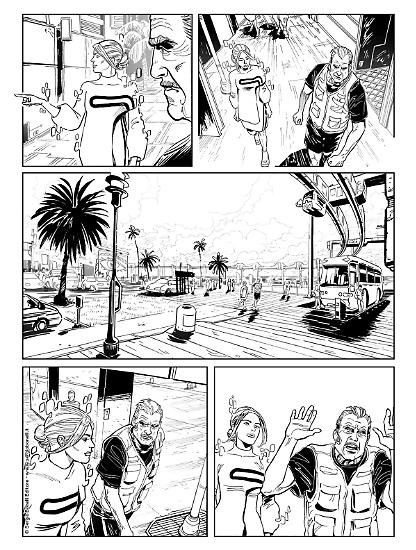 Anteprima Nathan Never 2020 - Disegni di Elena Pianta.