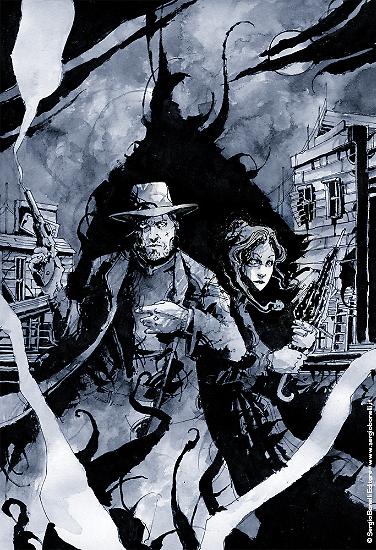 Anteprima "L'albergo dei gentiluomini" - Illustrazione di Daniele Serra.