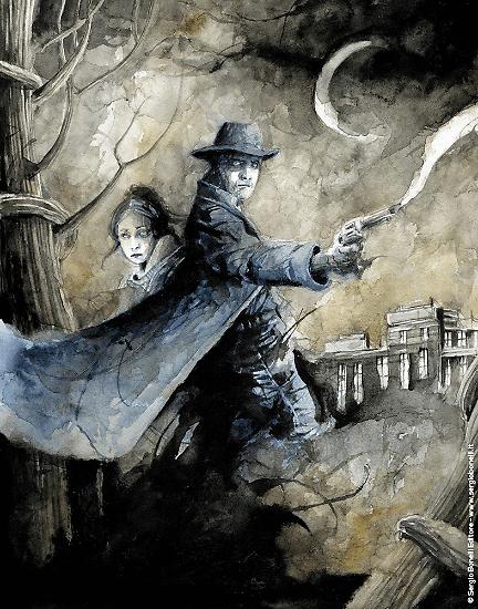 Anteprima "L'albergo dei gentiluomini" - Illustrazione di Daniele Serra.
