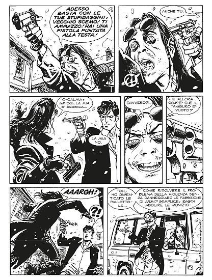 "Tre per zero", di Tiziano Sclavi e Bruno Brindisi.