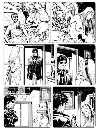 Anteprima Morgan Lost 2020 - Tavola illustrata da Matteo Mosca.