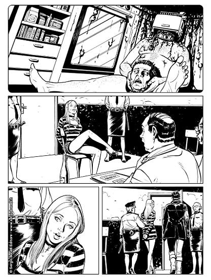Anteprima Morgan Lost 2020 - Tavola illustrata da Matteo Mosca.